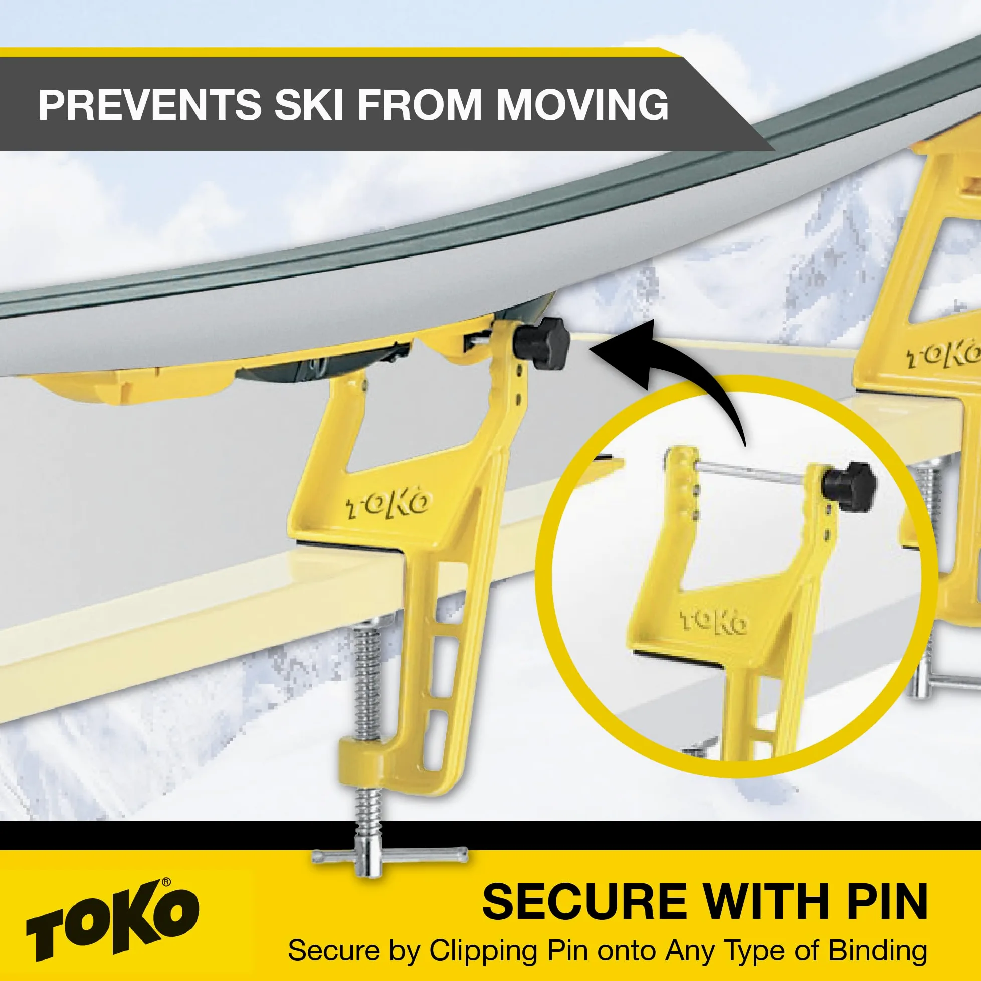 Toko femme porte-skis pour homme