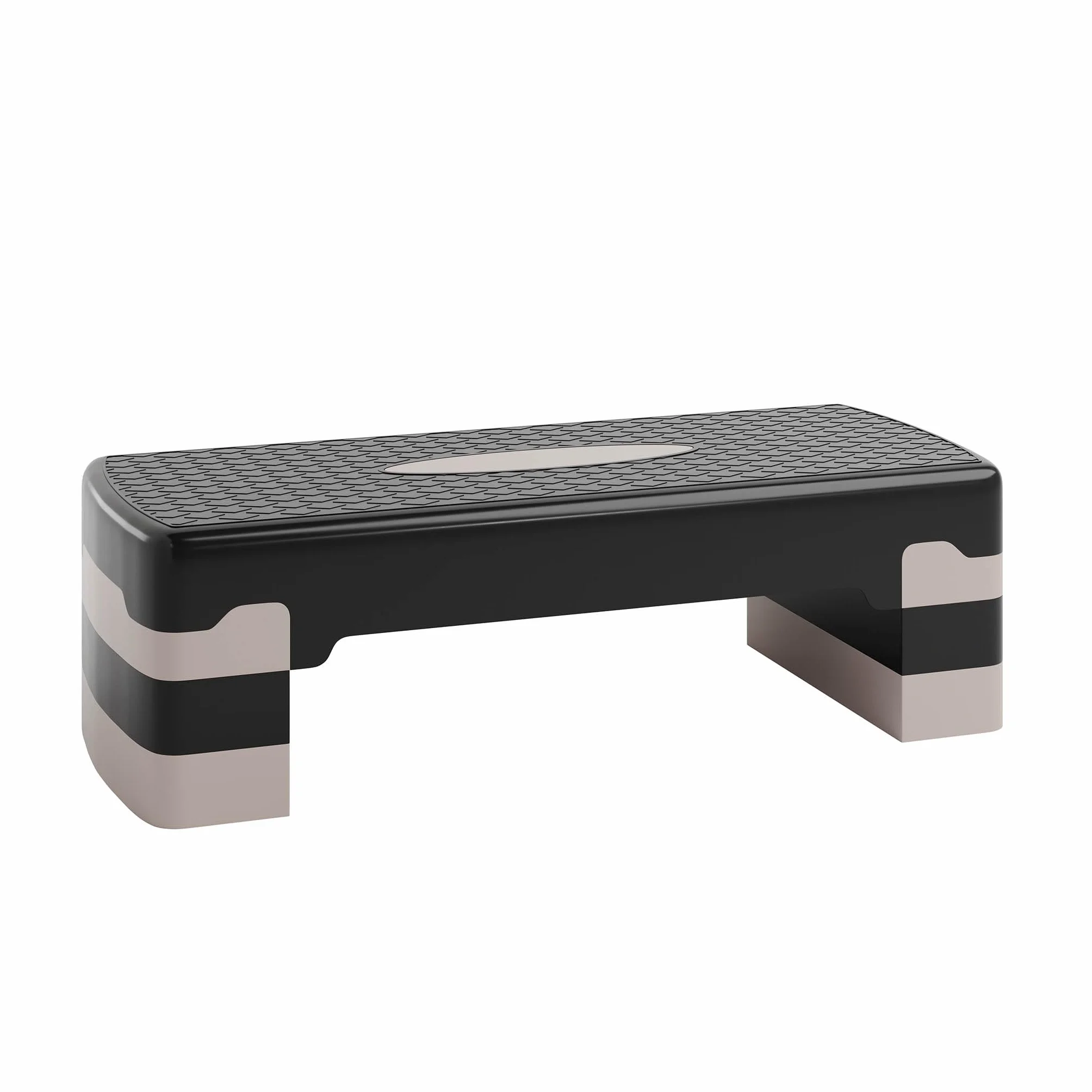 Ultrasport Step Aérobic Antidérapant 3 Niveaux Stepper Fitness 68 x 28 cm Gris