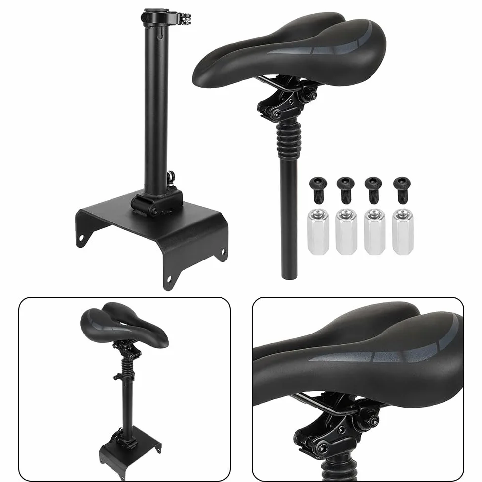 Selle confortable réglable en hauteur pour trottinette électrique Ninebot F20, F25, F30, F40 Noir