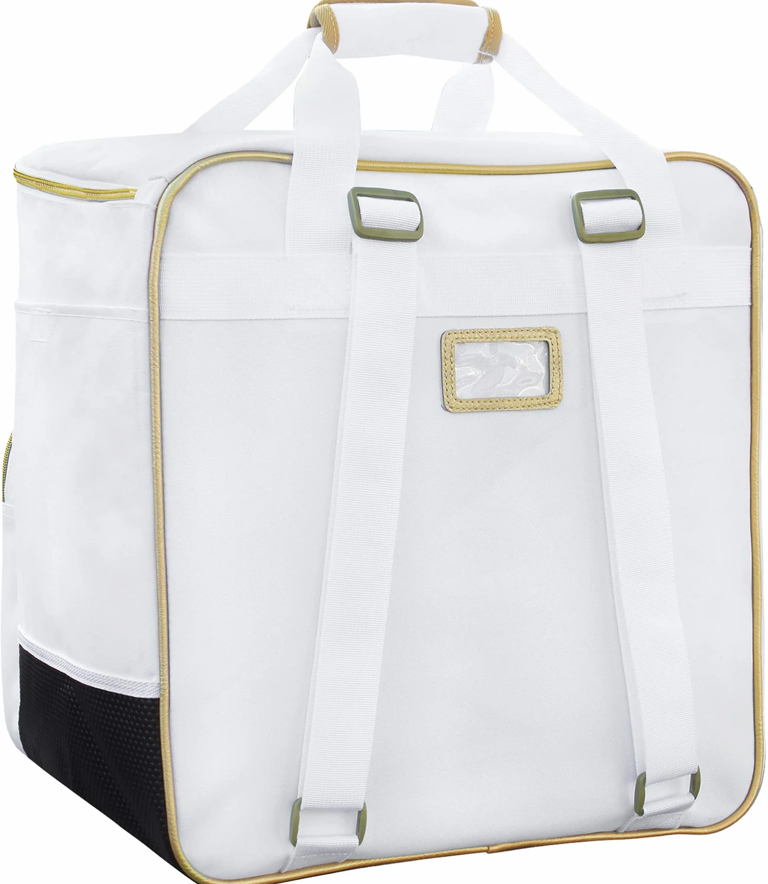 BRUBAKER - Set de Ski 'Saint-Moritz' - Sac à Chaussures de Ski & Housse à Skis - pour 1 Paire de Skis, bâtons, Bottes & Casque - 170 cm - Blanc/Doré