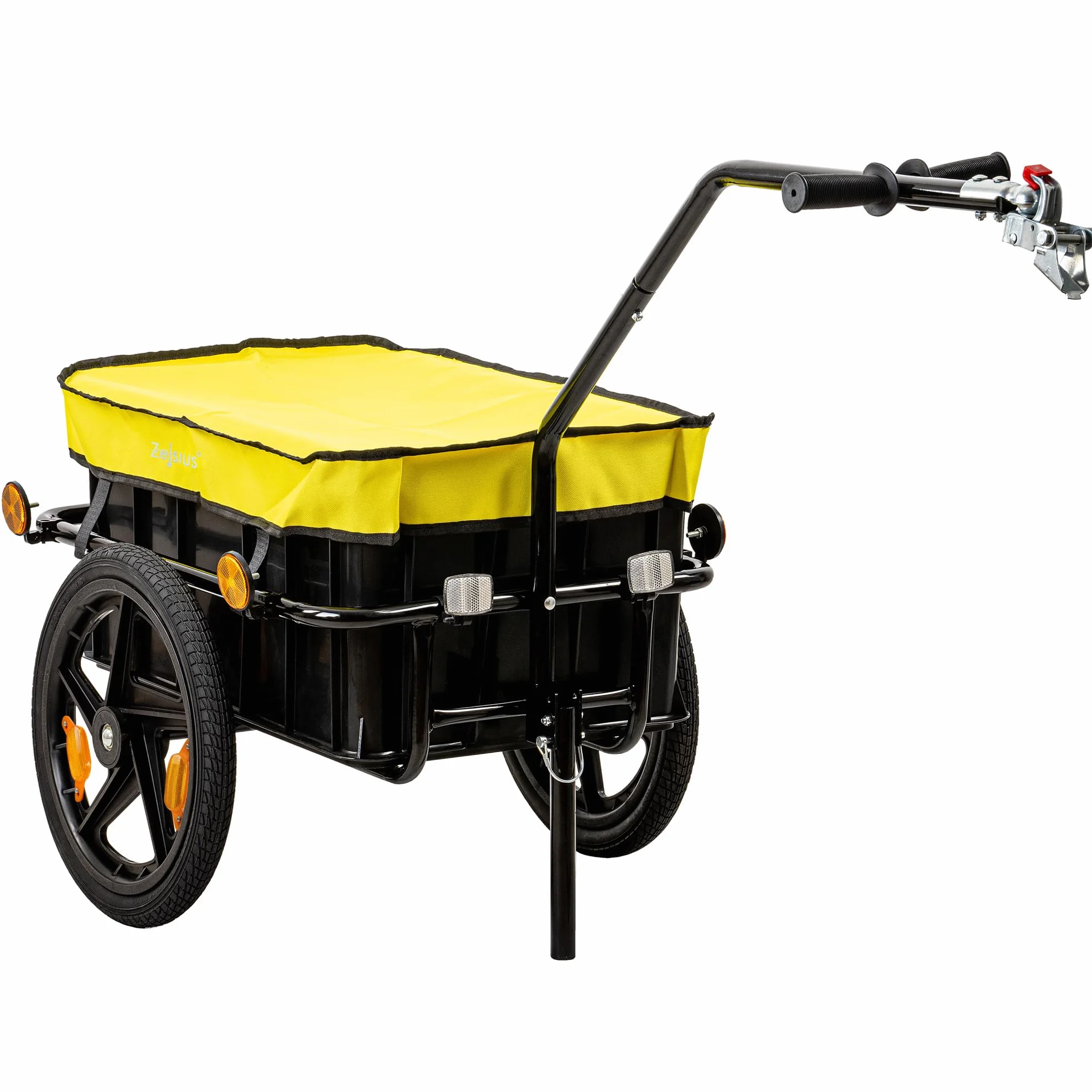 Zelsius Remorque vélo Cargo 68 litres Chariot de Transport