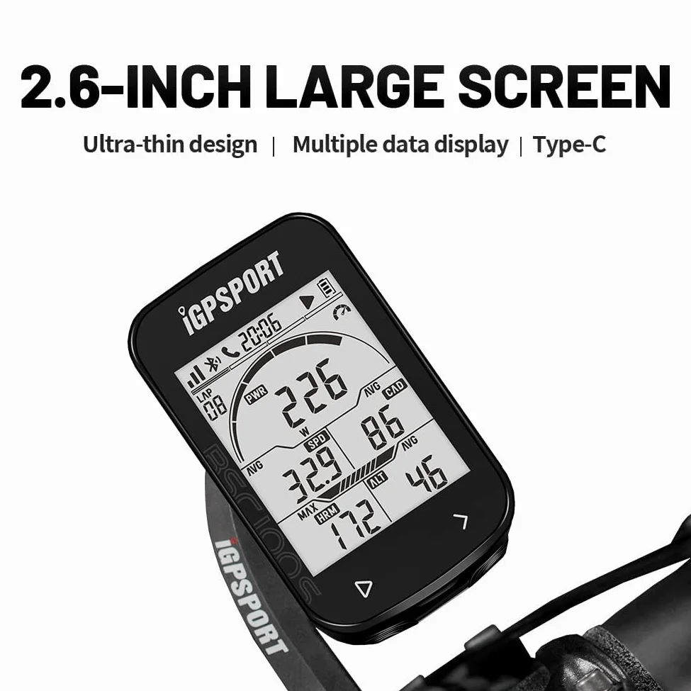 IGPSPORT Ant+ iGS50E Ordinateur de vélo sans fil étanche