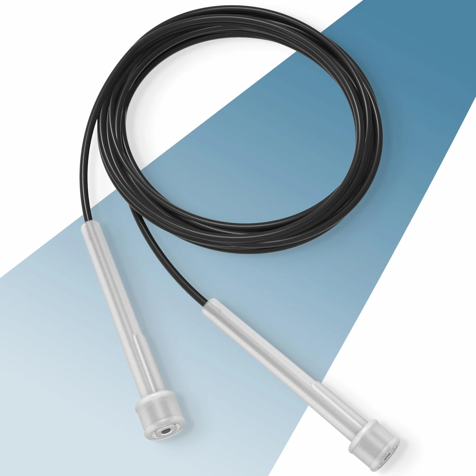 PORTENTUM Corde à Sauter Réglable 2.8M pour Fitness, Crossfit, Sport, Boxe