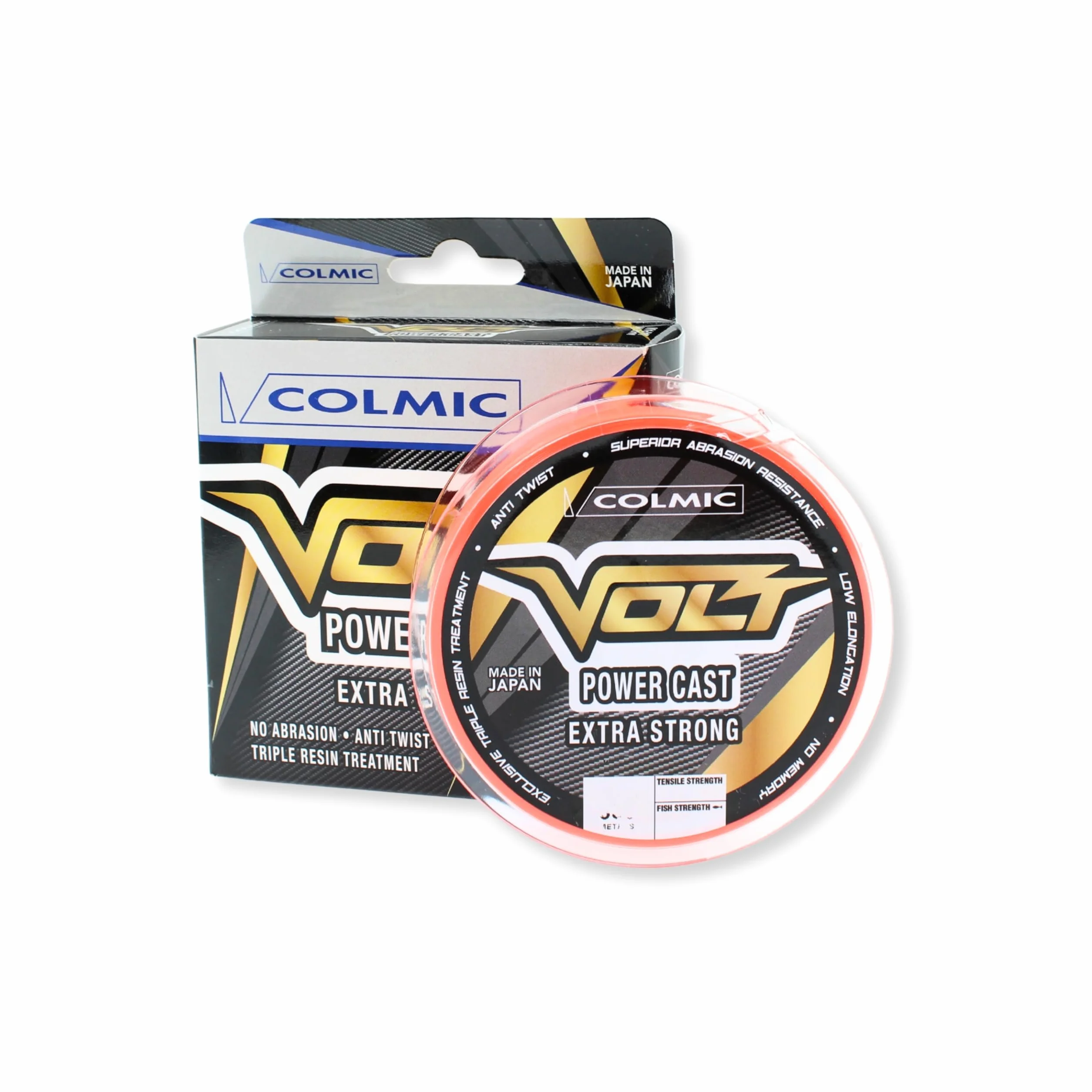 Colmic Volt Power Cast monofilament line surfcasting pêche en mer 300m 1000m
