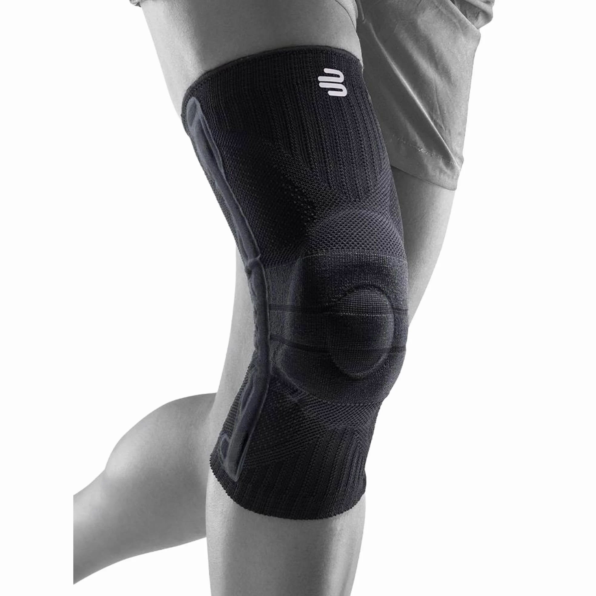 BAUERFEIND Genouillère „Knee Support“ avec Anneau en Silicone, Droit/Gauche