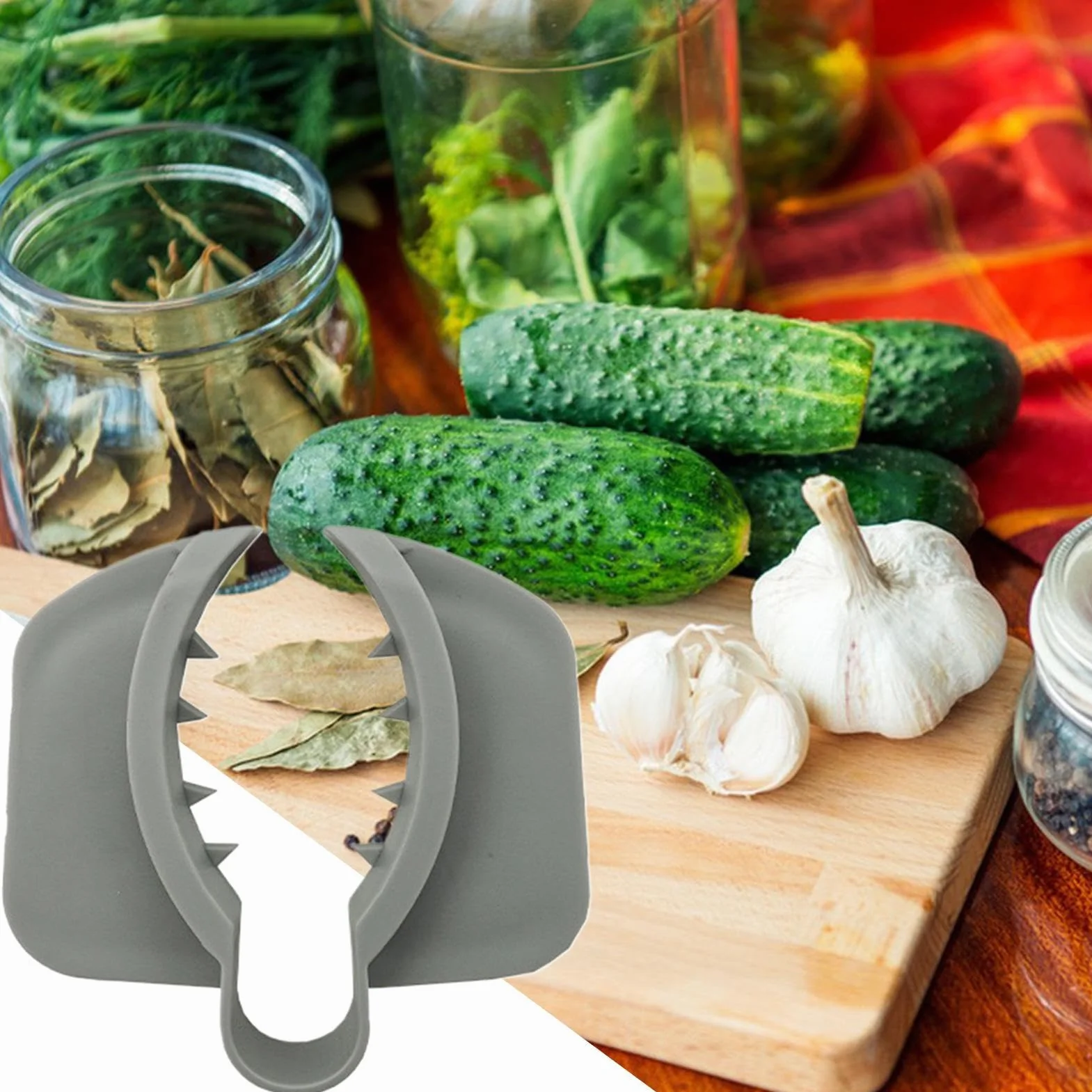 Protège-Doigts Pour Découpe Alimentaire, Protection Doigts Mandoline - Accessoires Cuisine Antidérapants Préparation Légumes