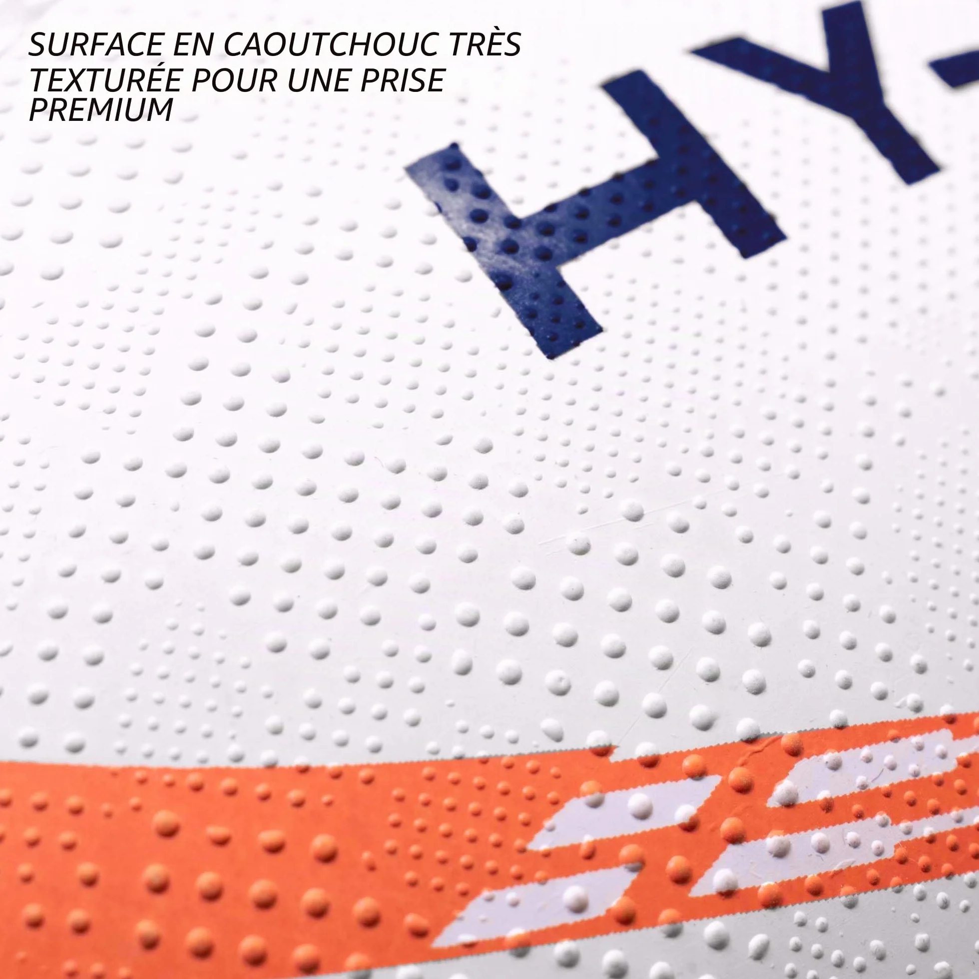 Hy-Pro Rebound Rugby Ball Size 4&5 Synthetic Rubber Dual Grain Grip Hand Stitched Durable Latex Bladder