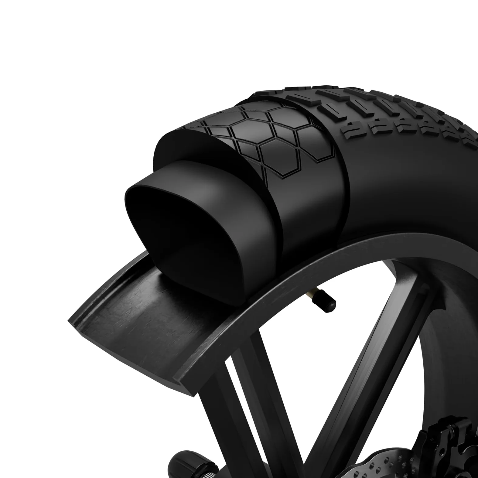 OUXI 20×4 Insert de chambre à air, protection de chambre à air anti-crevaison pour vélo, liner de pneu de vélo anti-crevaison, prévient les crevaisons causées par les pointes et les têtes de chèvre