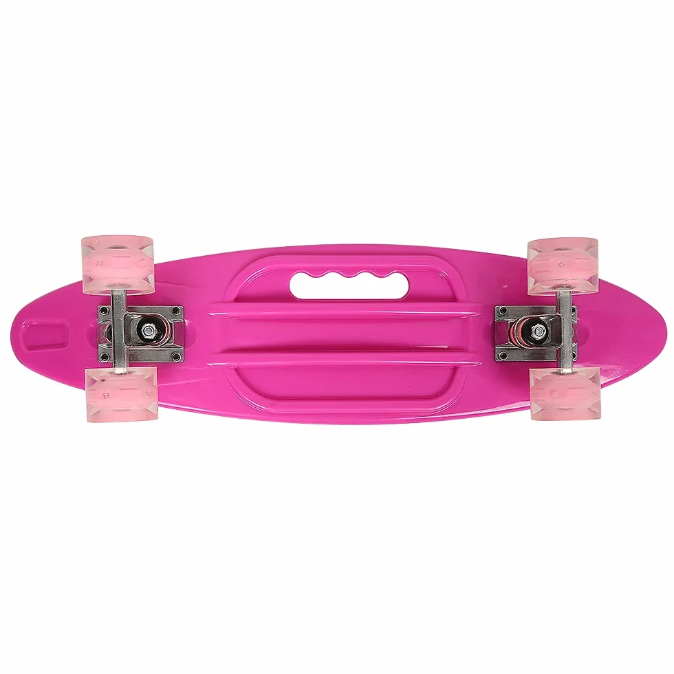 Skateboard pour Fille PVC 60×18 cm Petit Skate Enfants