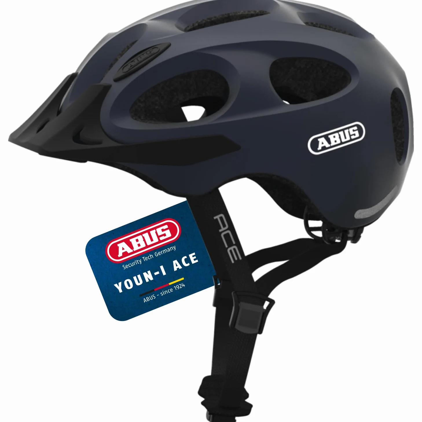 ABUS Casque de ville Youn-I ACE - Casque de vélo pour le quotidien - avec feu arrière LED intégré - pour femmes et hommes