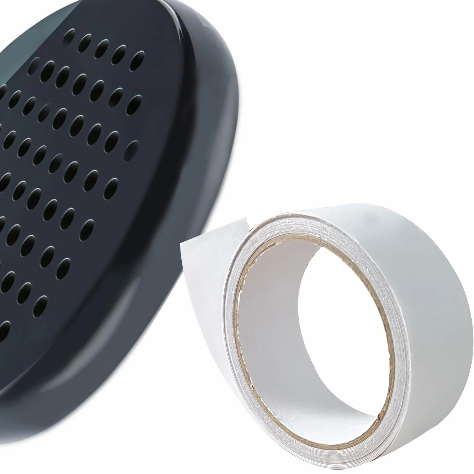 Protection de raquette transparente 3,5 cm x 5 m autocollant cadre durable