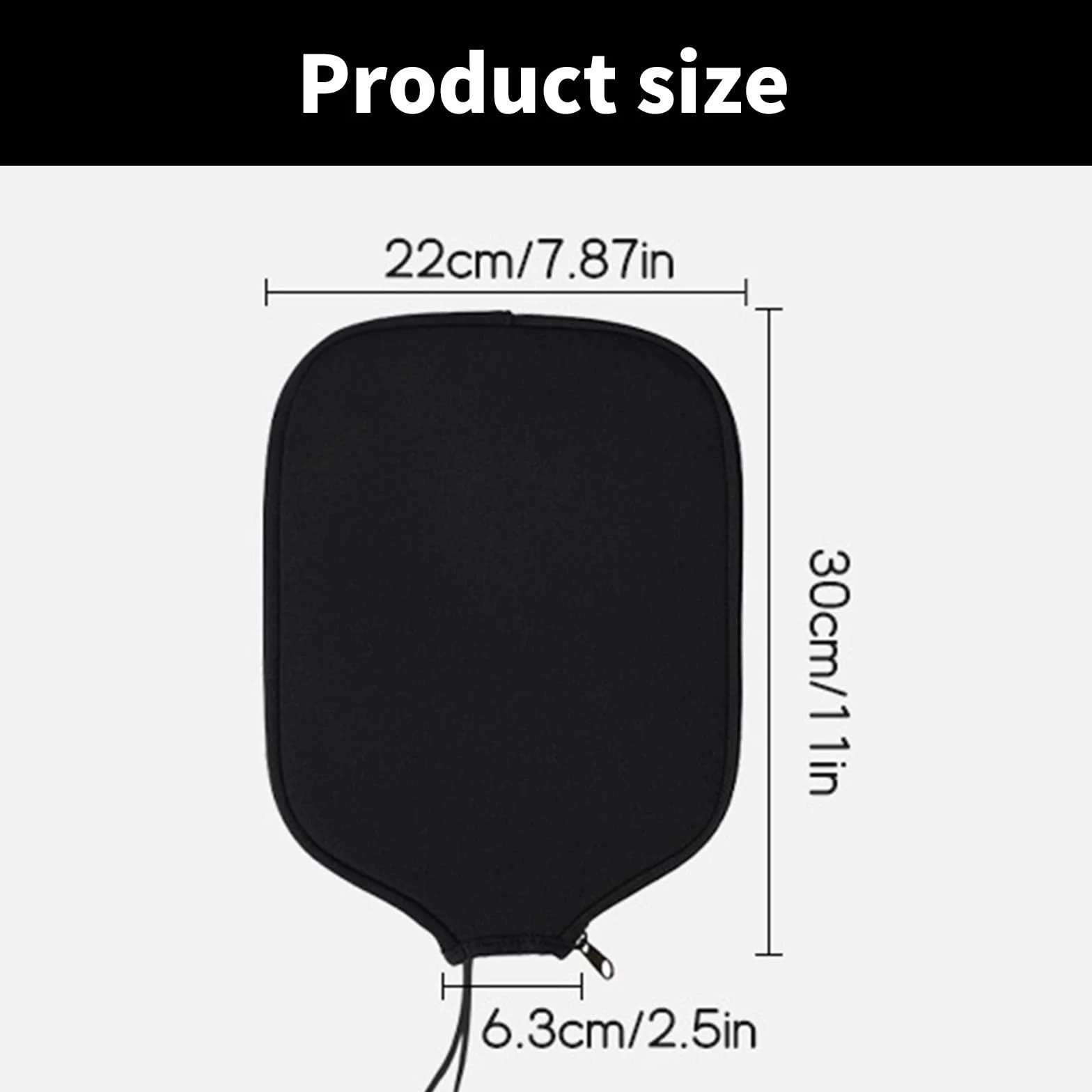 Housse de protection pour raquette de pickleball