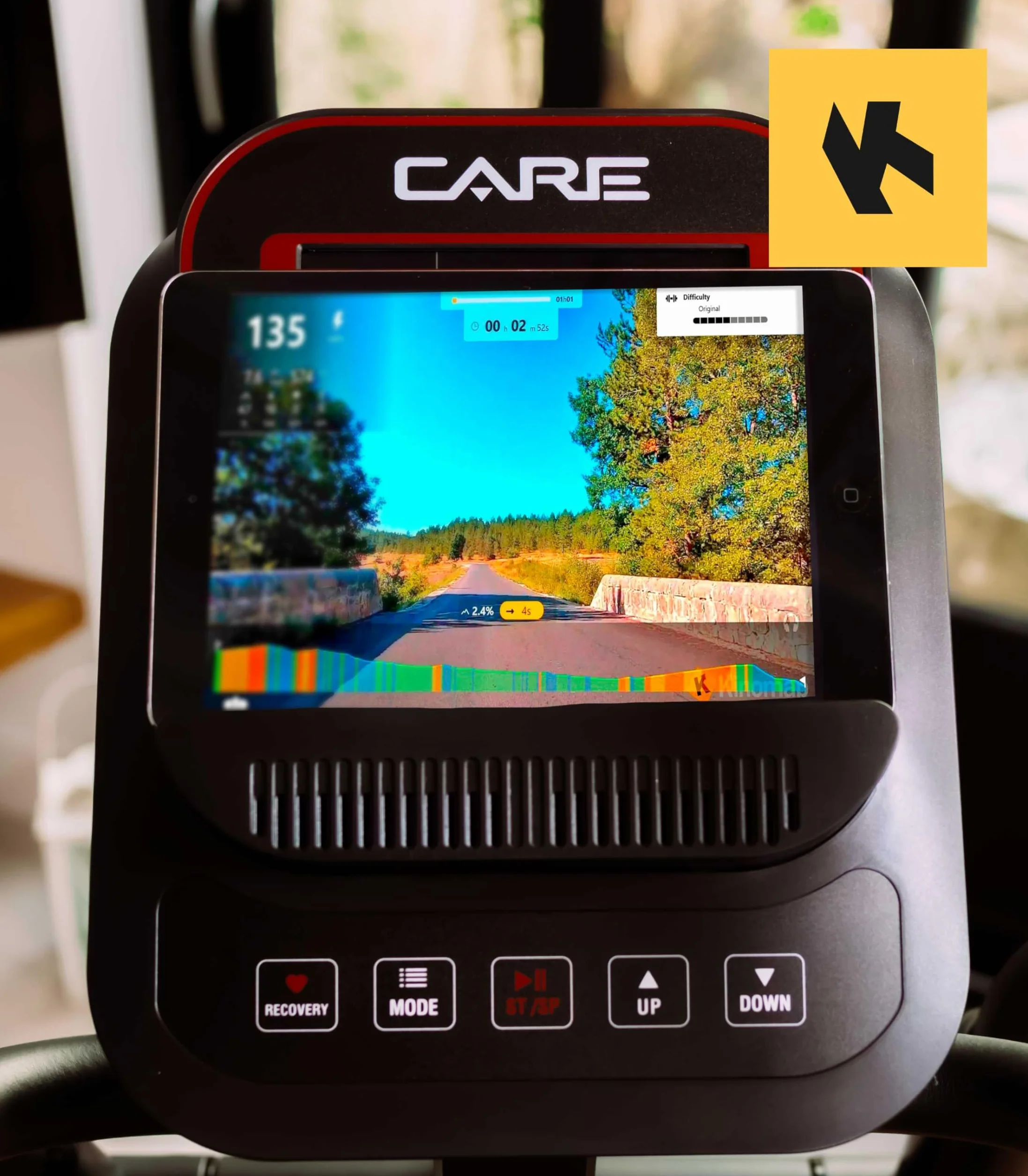 Care Fitness ELLIXUM FD Vélo Elliptique 23 Programmes 16Kg Masse d'Inertie Résistance Magnétique