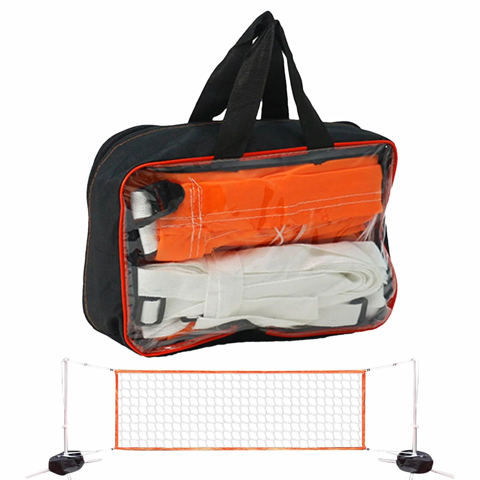 Réseau de Volley-Ball Piscine Grand Filet de Remplacement Équipement Sportif Aquatique Multifonction