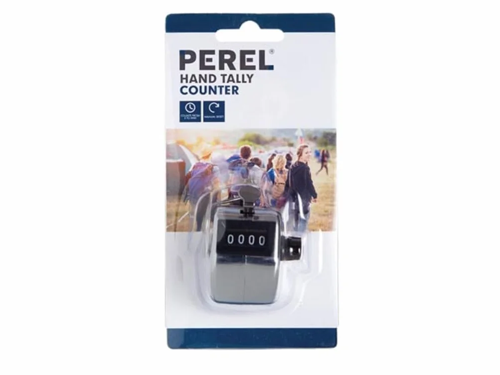 Perel Compteur Manuel à 4 Chiffres pour Enregistrement Visiteurs Événements Foires