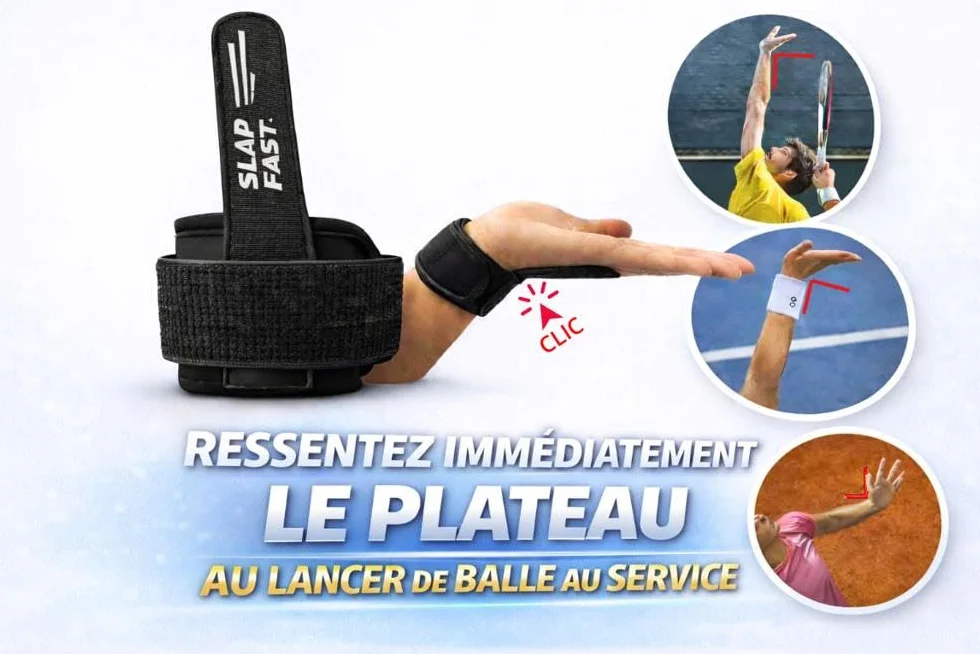 Slap Fast® Entraîneur Sensoriel Tennis Fouetté Relâchement Poignet Service Timing