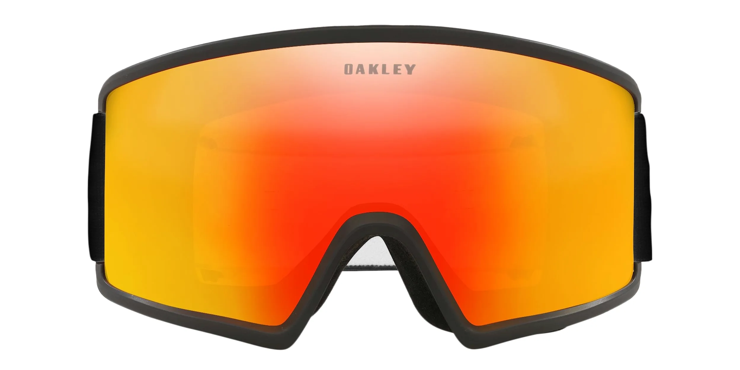 Oakley Target Line Lunettes de ski pour homme Matte Black/Fire Iridium Taille unique
