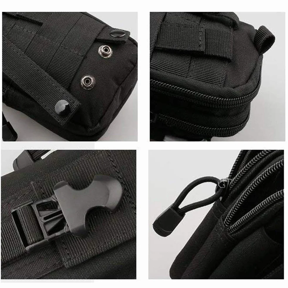 ZhaoCo Sac Tactique Ceinture Molle Nylon EDC pour Randonnée Voyage Sport Plein-air