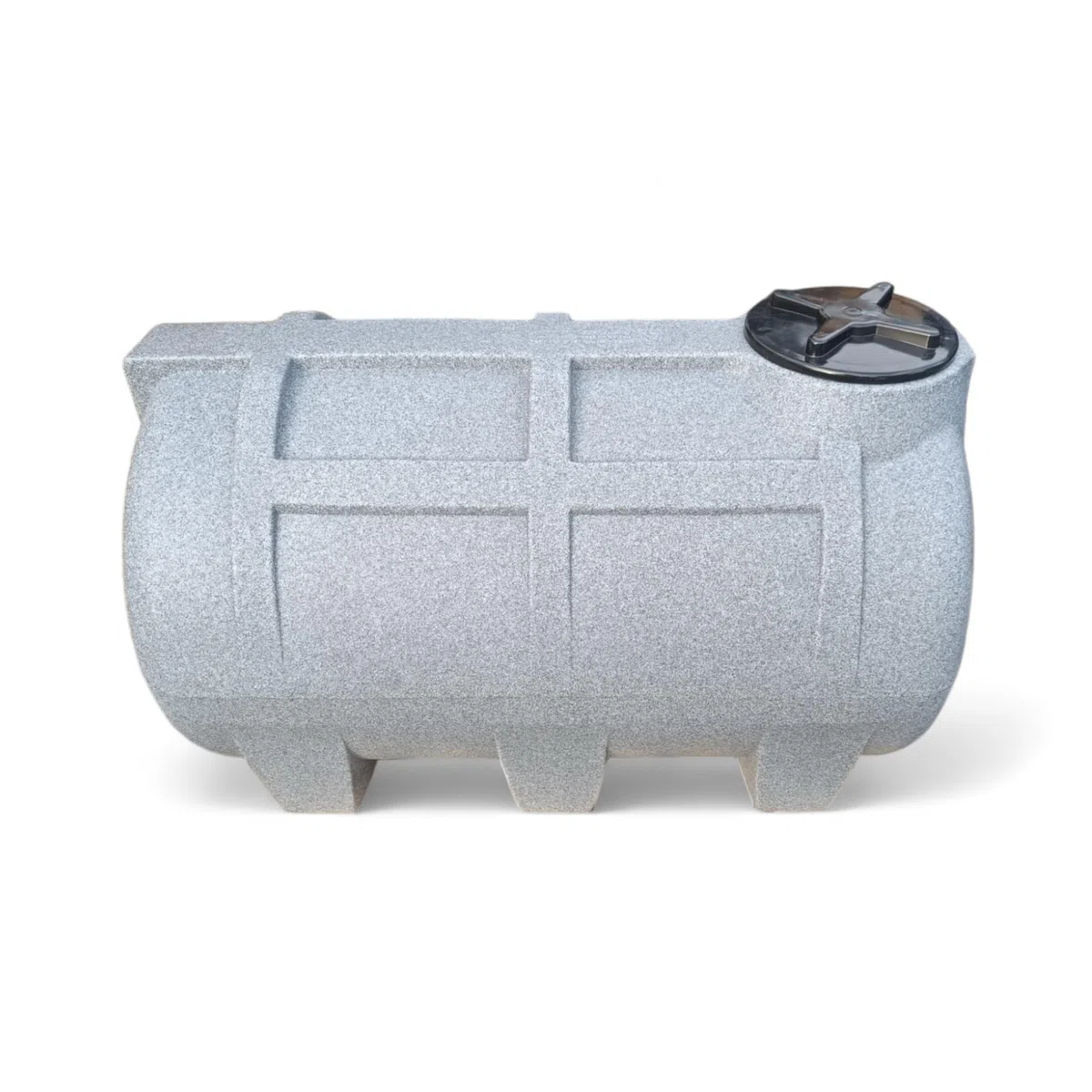 Varile Réservoir d'eau potable de 250 l, sans BPA, filetage en laiton 3/4", adapté à un usage alimentaire, horizontal (granit)