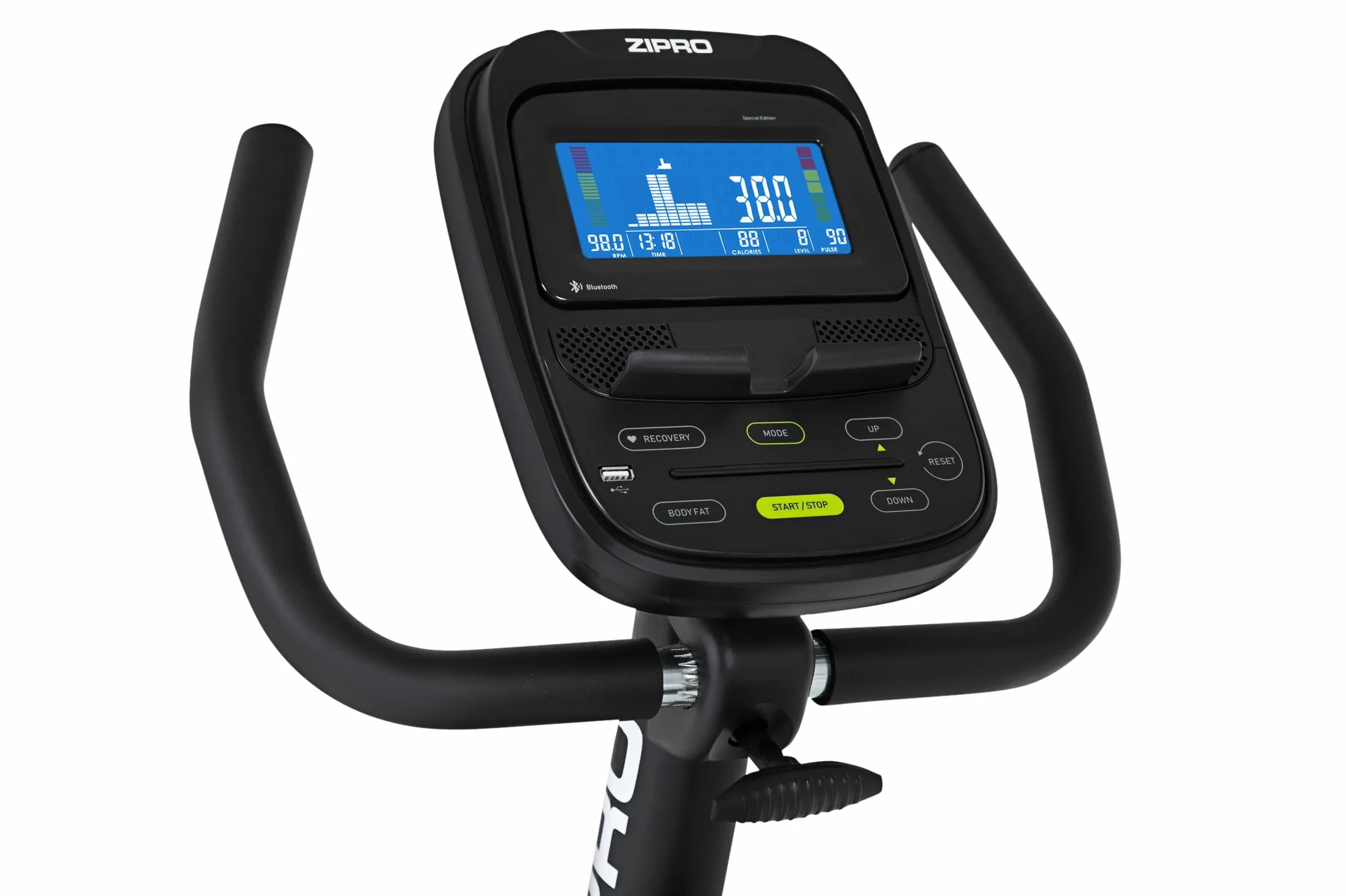 Zipro Vélo d'appartement magnétique Ergomètre Fitness 150 kg