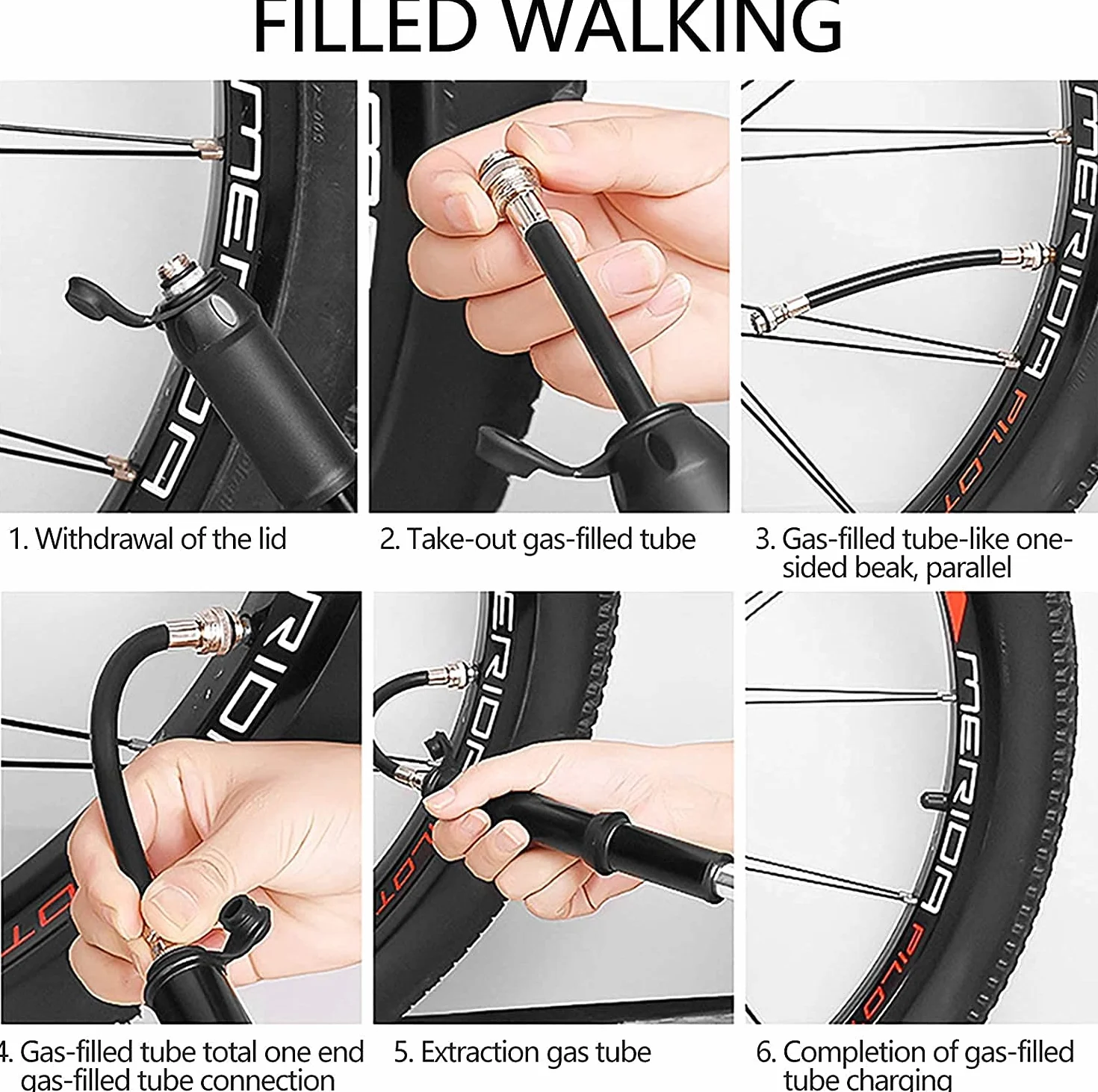 Mini Pompe à Vélo 140 PSI Alliage d'Aluminium pour VTT BMX Moto Presta Schrader