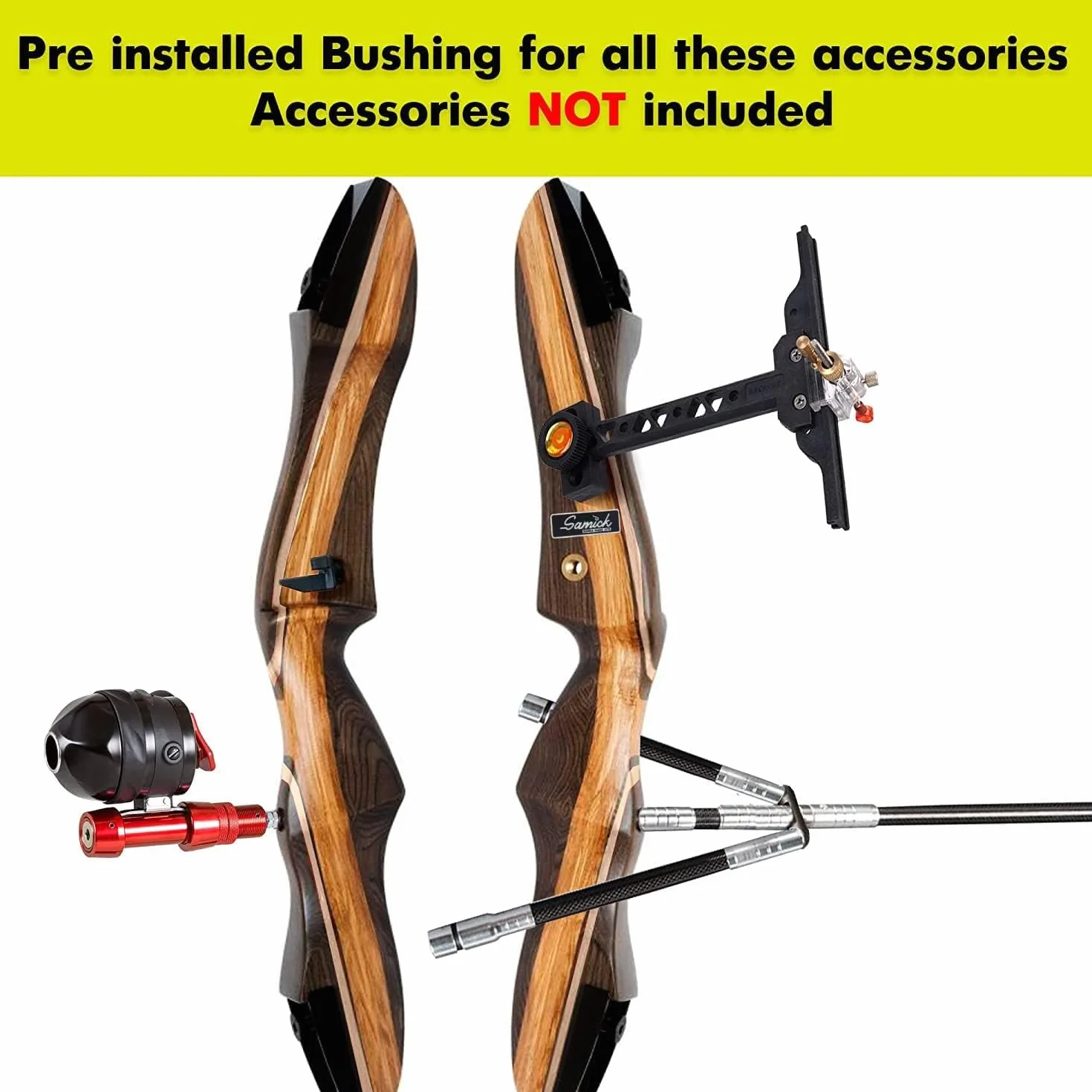 Samick Sage Takedown Recurve Bogen 55lb Rechtshänder
