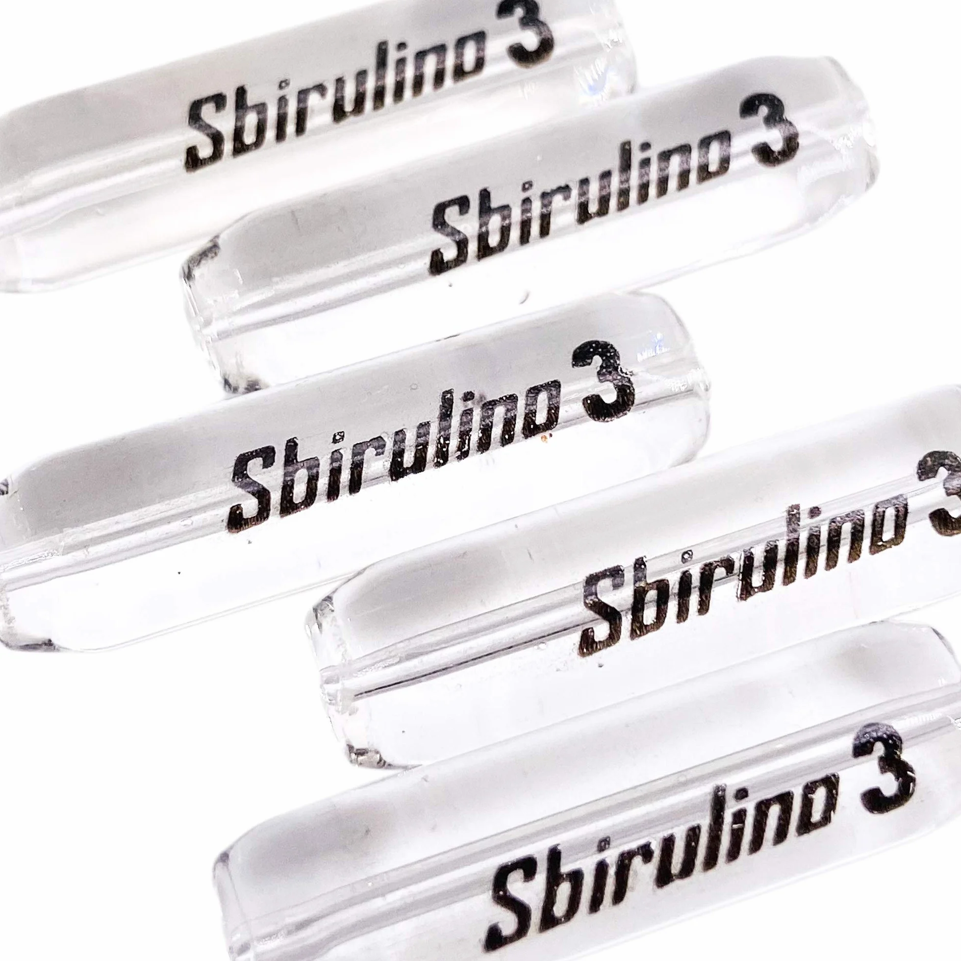 Lot de 5 lames de pêche courtes Sbirulino