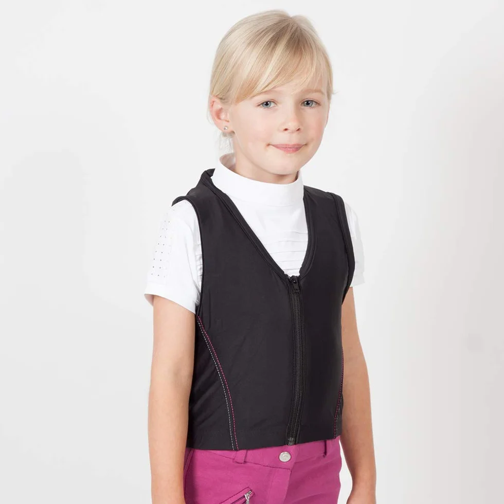 PFIFF 102842 Protection dorsale pour enfant Motif ange gardien Noir/bleu Taille XL