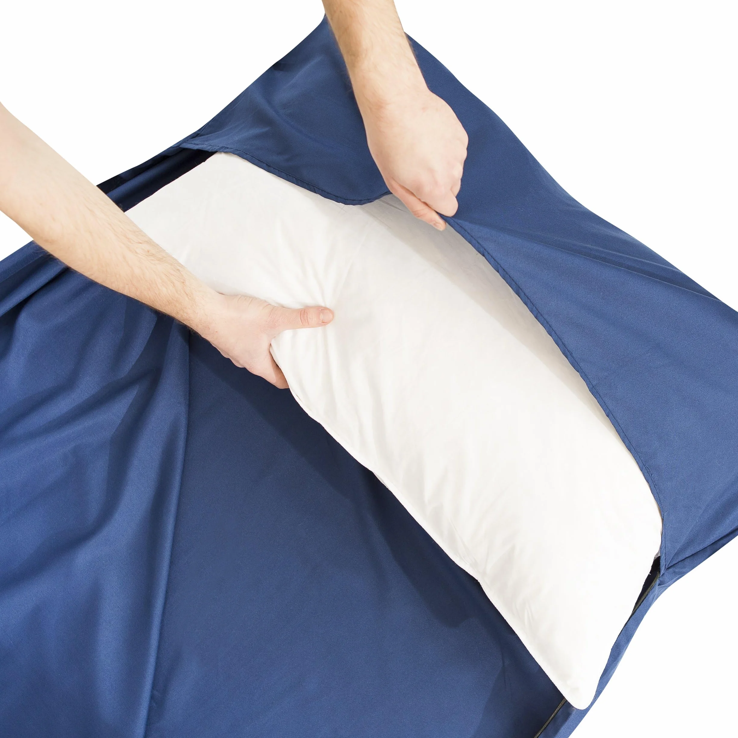 Miqio® Sac de Couchage 2 en 1 avec Fermeture éclair Ultra-léger pour Voyage XL