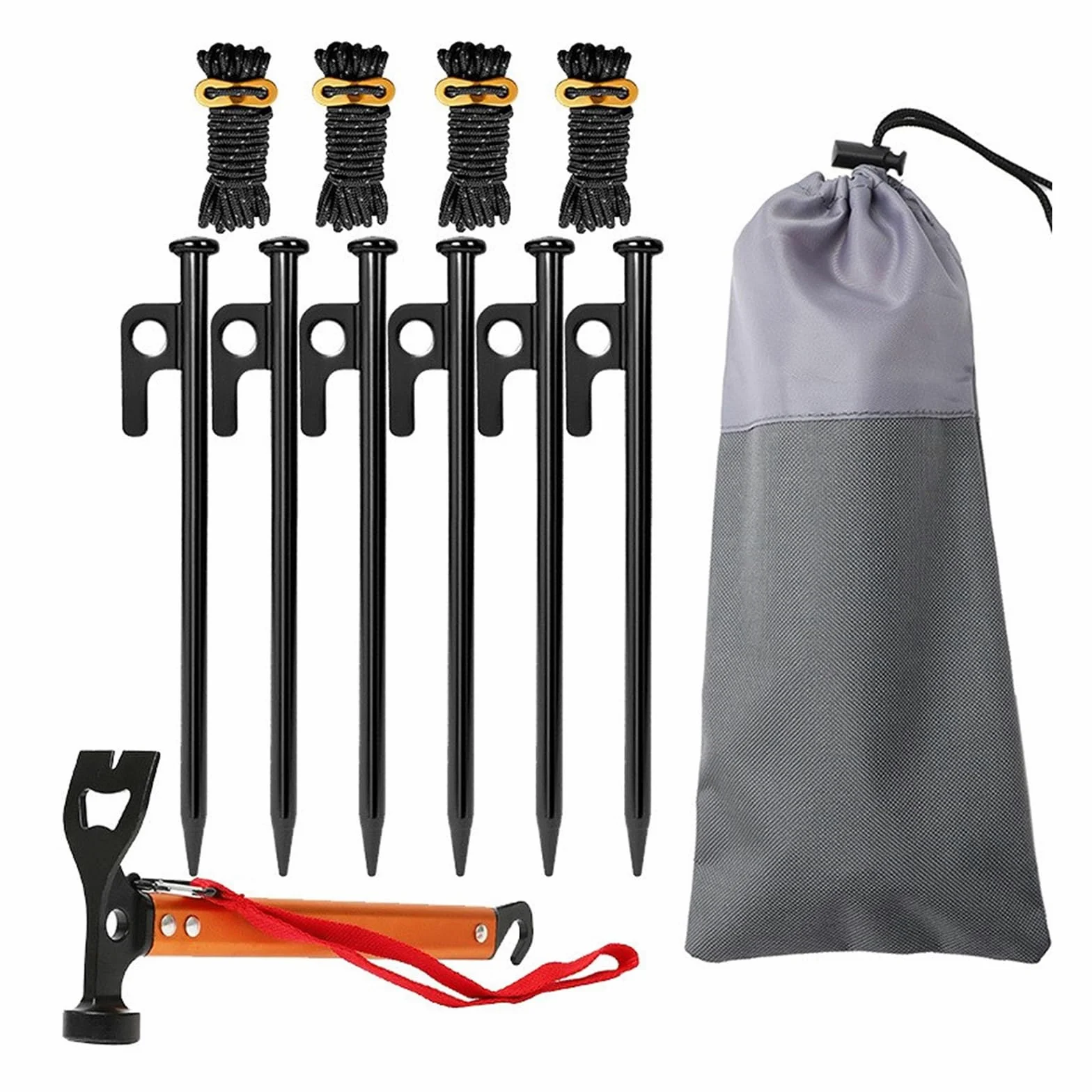 Piquet de Tente en Alliage d ' Aluminium, Piquet de, Fonds de Roche, ancrages, Accessoires de Tente pour Camping en Plein air