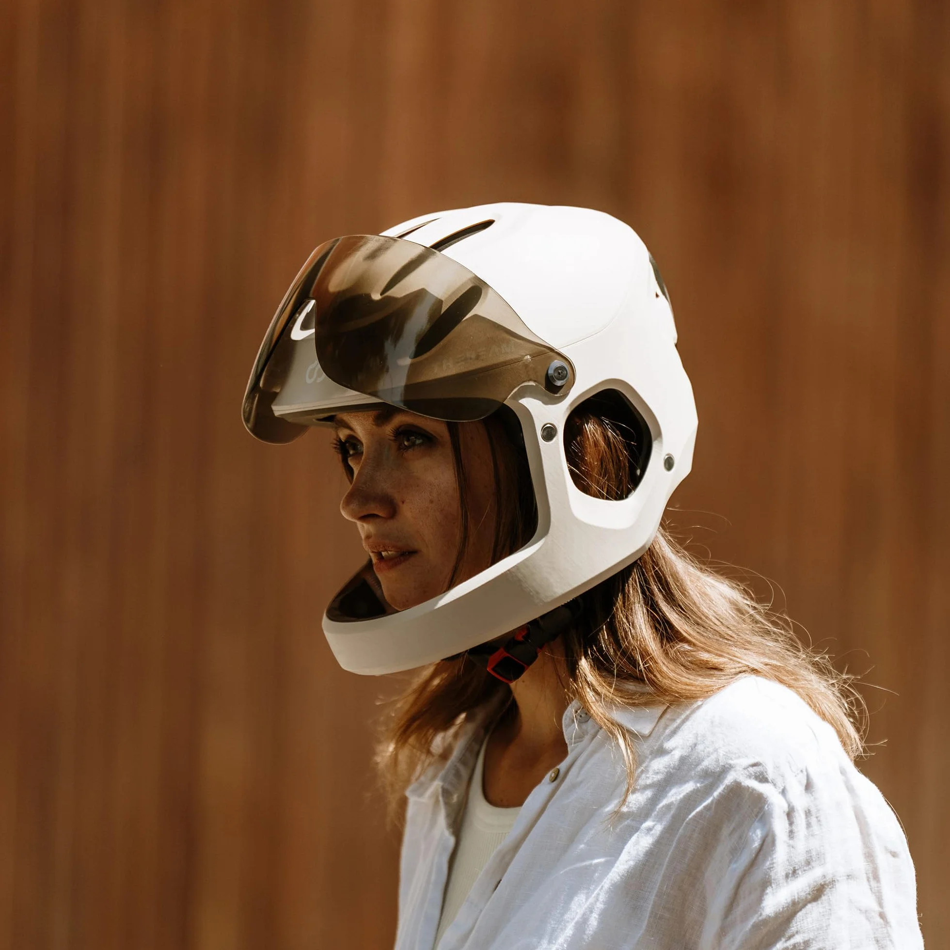Casque Vélo Intégral Virgo Integral Certifié NTA 8776 45 km/h avec Visière LED Arrière pour Speedbike VAE