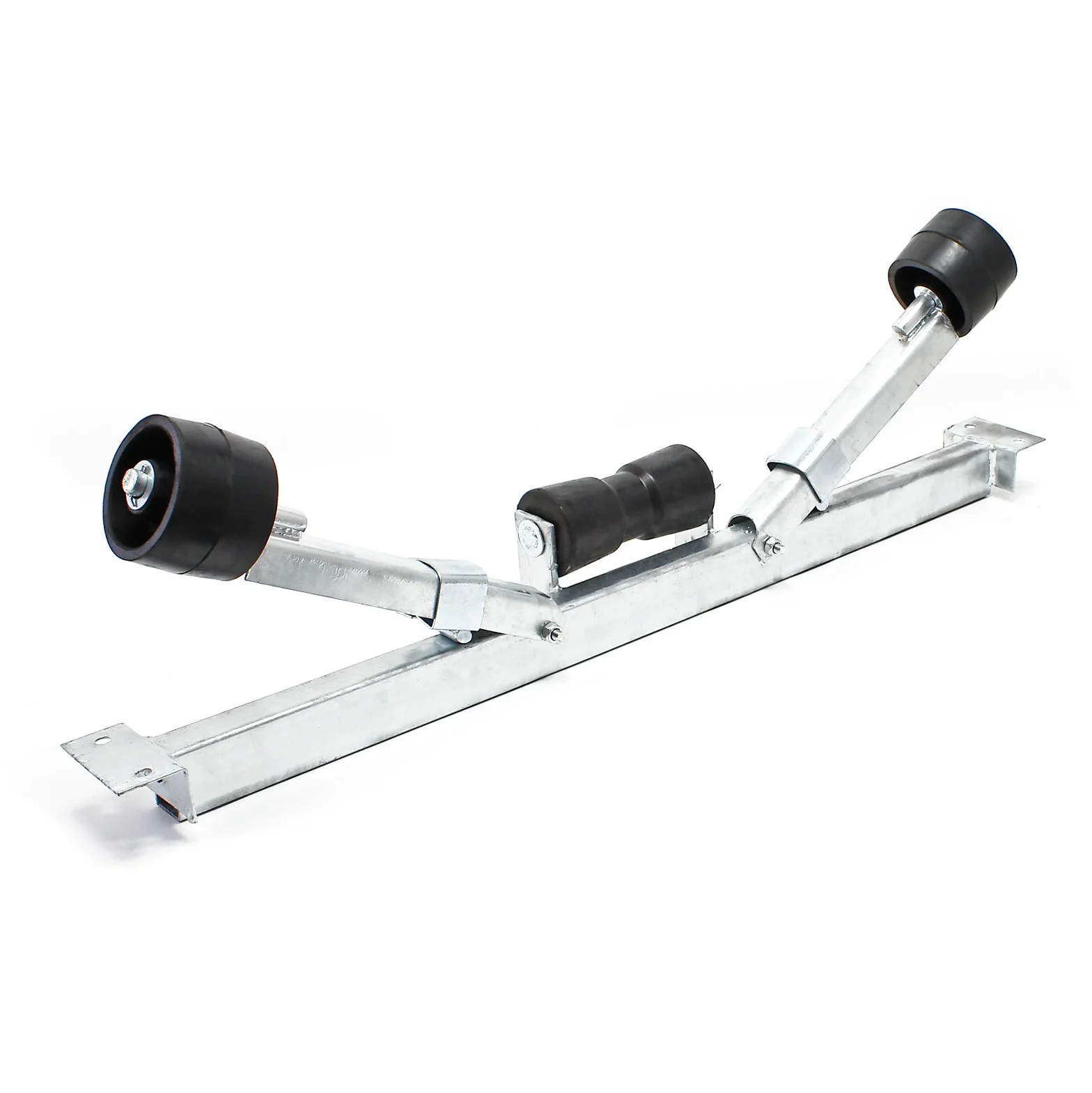 WilTec Porte-Bateau avec Rouleaux de quille Aide manœuvre Centrage Embarcation Chargement