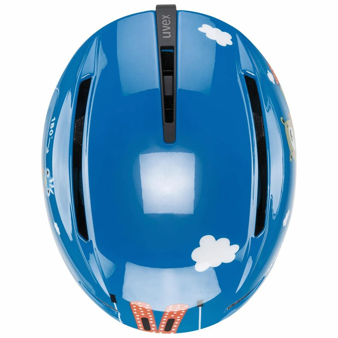 uvex viti Casque de Ski Enfant Unisexe, Blue Bear, 46-50 cm