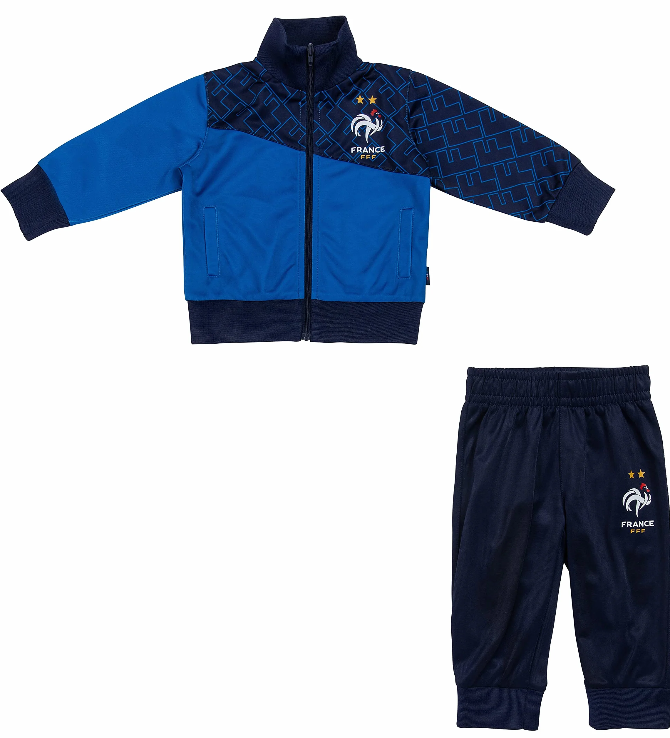 Equipe de France Football Survêtement Bébé Garçon FFF Bleu