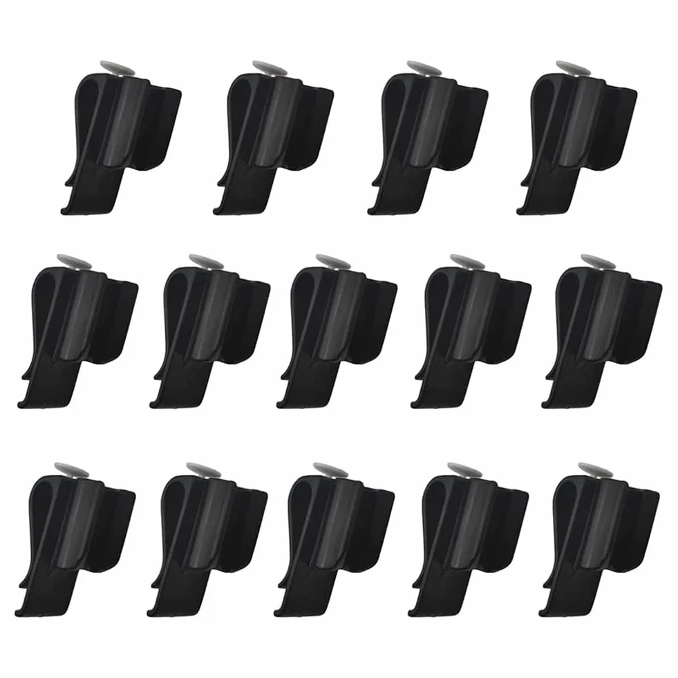 Golf Club Clip de Stockage en Plastique 20 Pcs Noir Accessoires pour Golfeurs