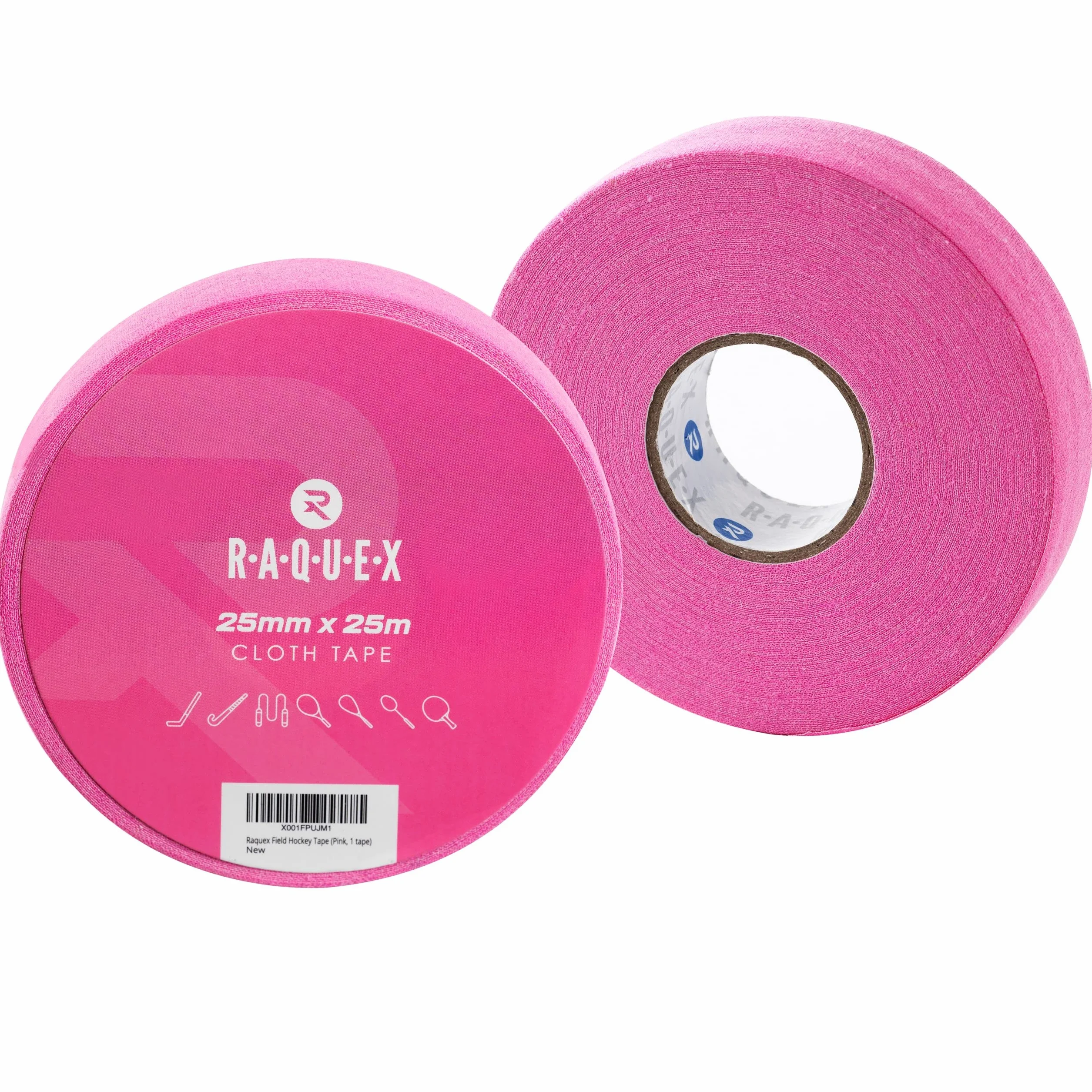 Raquex Bande en Tissu pour Sports Crosse de Hockey Tennis Squash Badminton