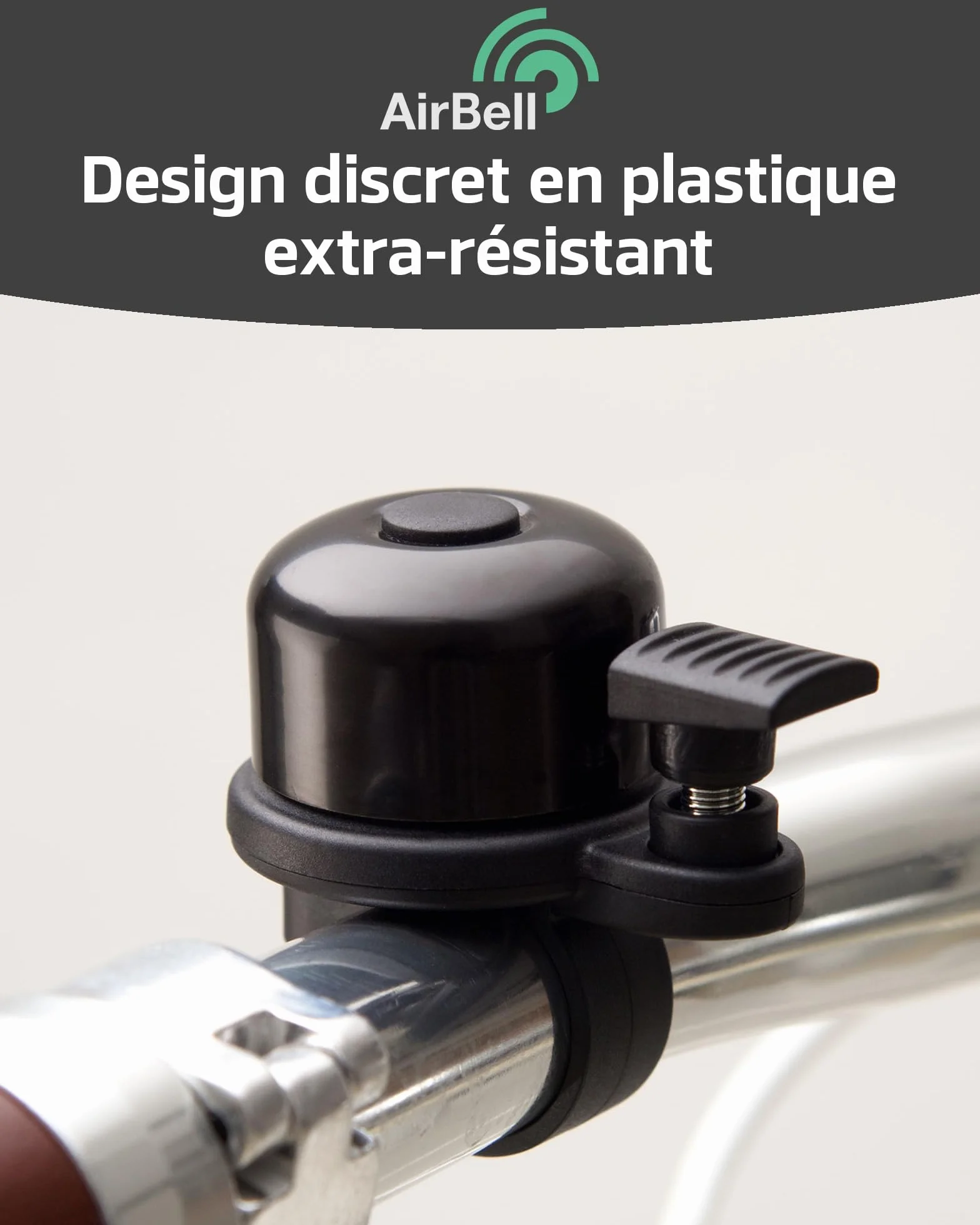 AirBell Apple AirTag Alarme antivol pour vélo