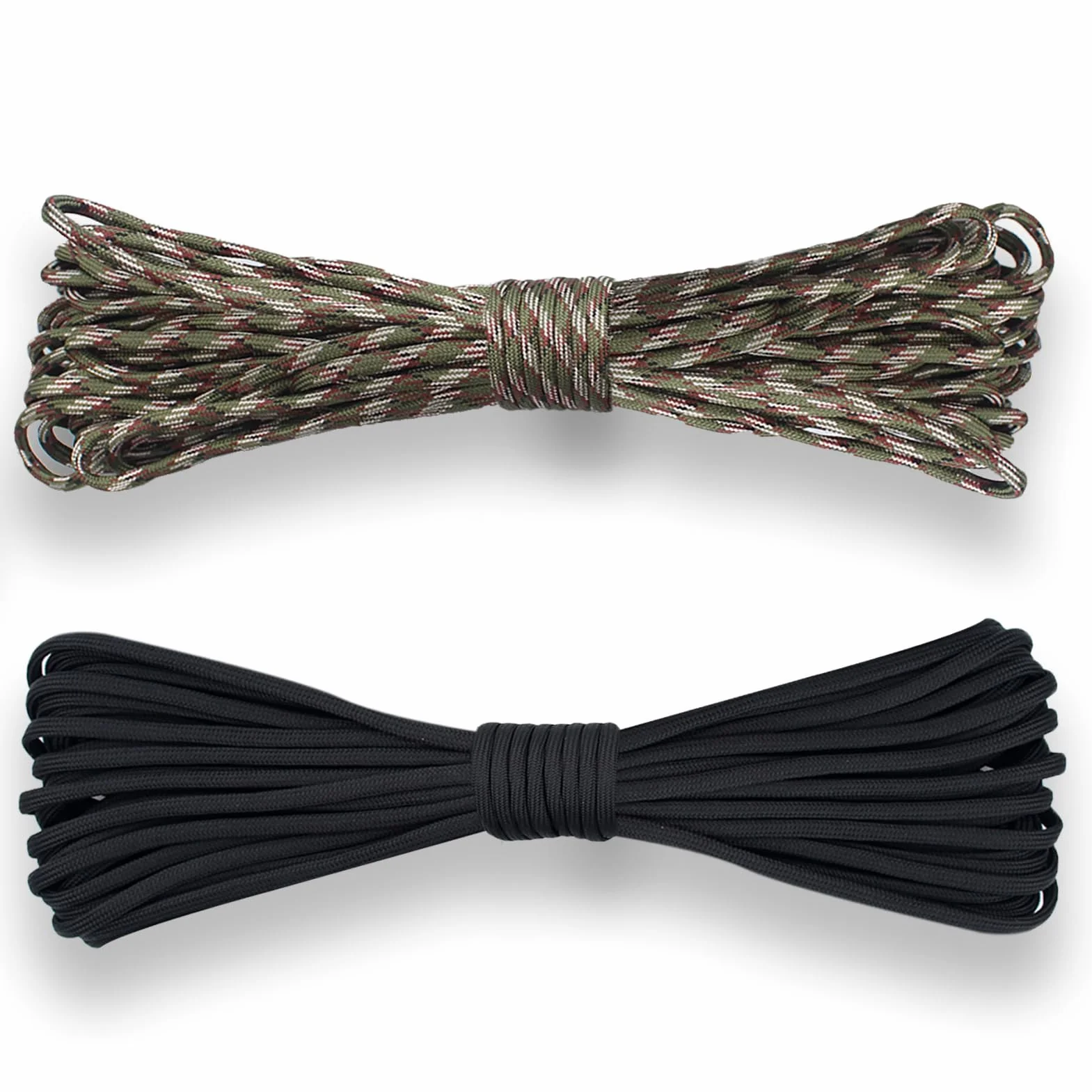 Corde Paracorde 33 ft 4 mm Multifonction 2 Couleurs pour Bracelets DIY Camping Extérieur