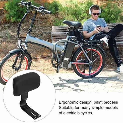 Support de Dossier de Vélo électrique avec Support en Métal Arrière