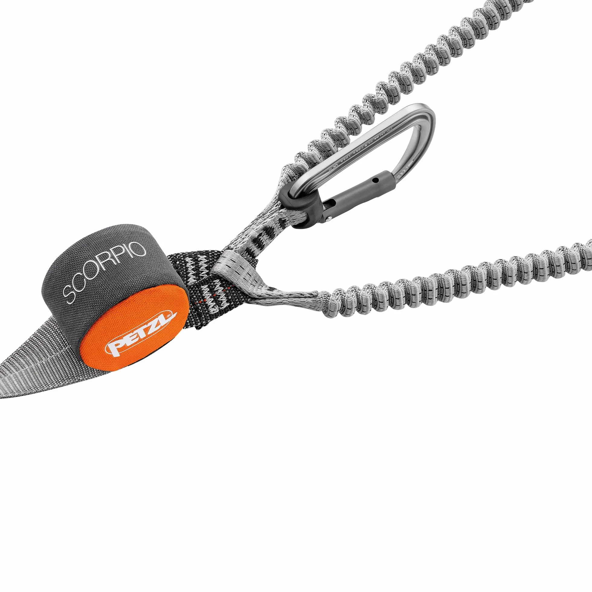 PETZL Longe de Via Ferrata Scorpio Vertigo 40-120 kg Orange 365 g