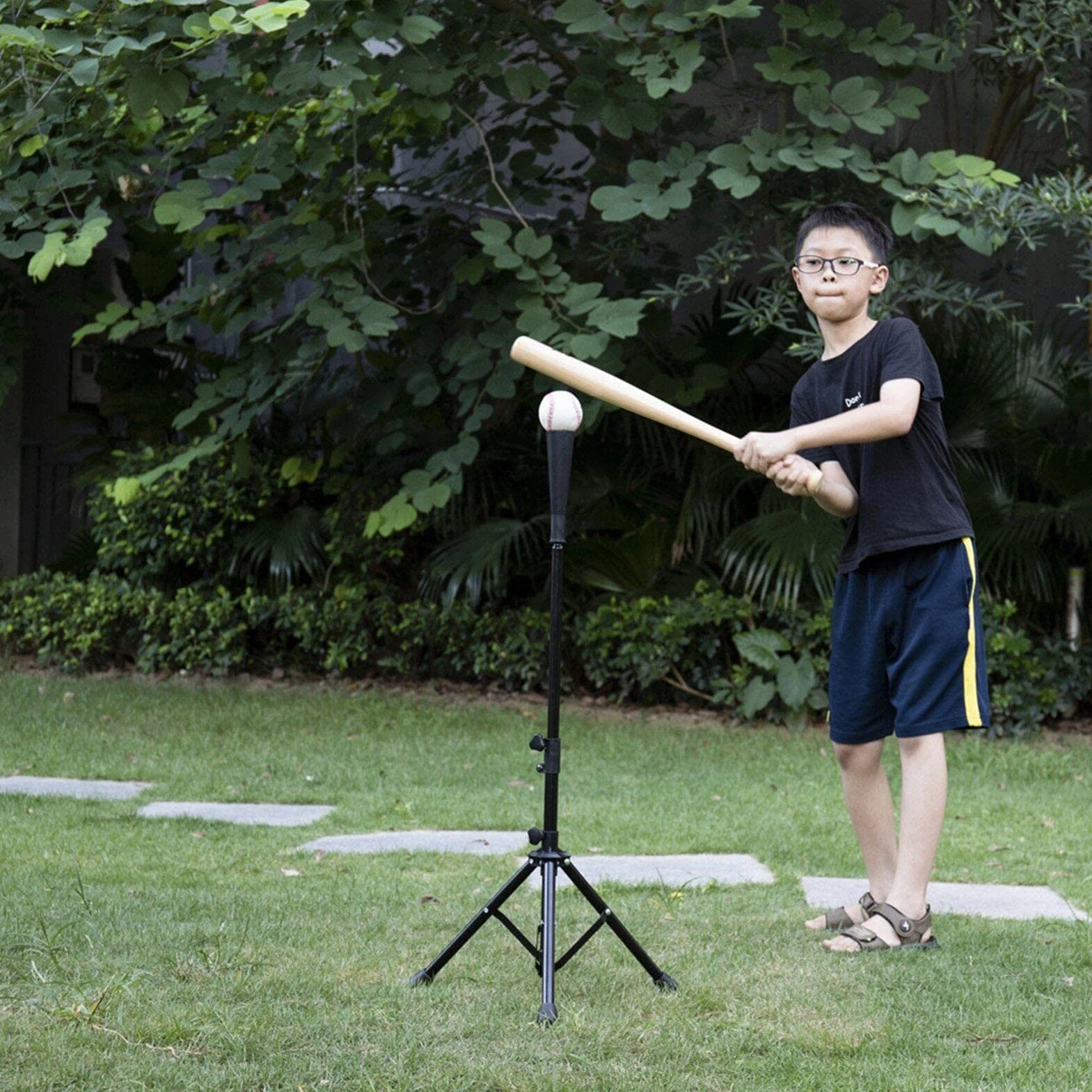 Baseball Softball Batting Tee Adjustable Training Hitting Tee