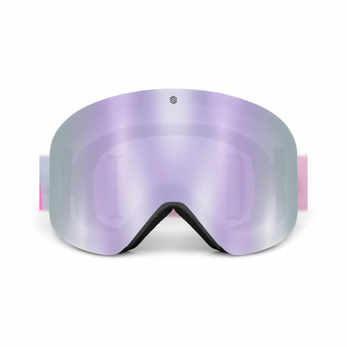 SIROKO - Masques de Ski et Snowboard pour Enfant GX Muffin Blanc/Rose