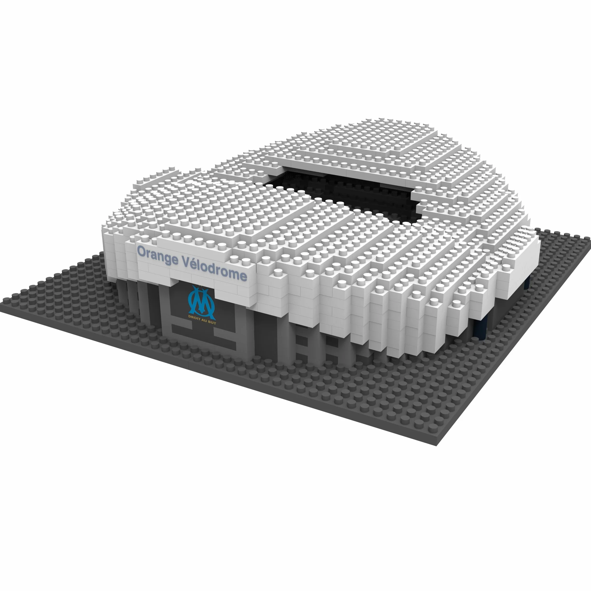 FOCO Orange Vélodrome BRXLZ Mini Stade 3D Briques Jouet de Construction Modèle