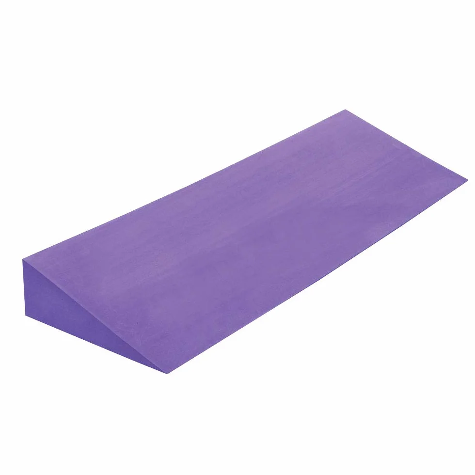 Yoga-Mad Cale de yoga EVA antidérapante inclinée pour poignets et mains (violet)