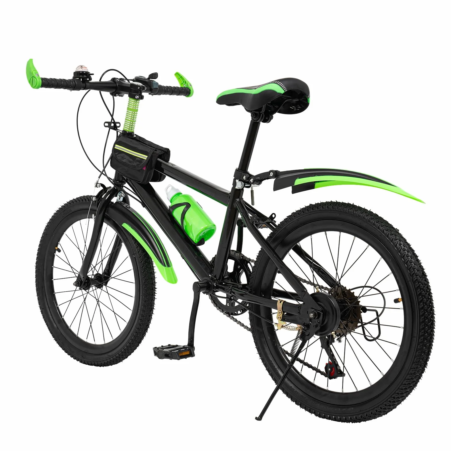Vélo VTT 20 pouces enfant 7 vitesses acier au carbone 85 kg