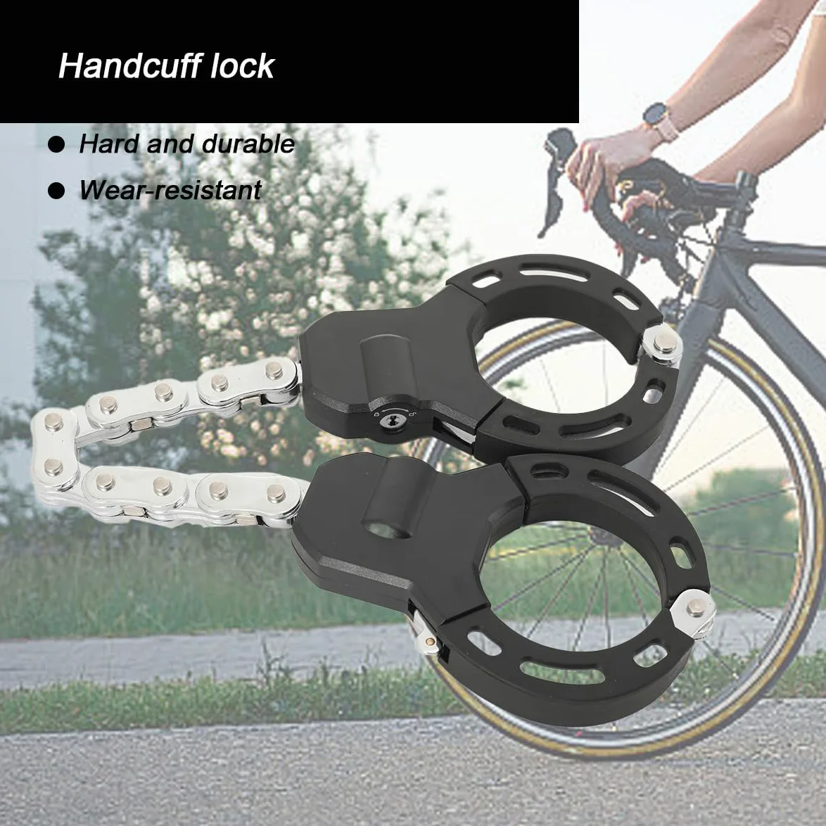Antivol Trotinette Electrique, Cadenas Trotinette Chaînes Antivol | Menotte Antivols Velo Avec Clés et Sac Etanche, 56cm, pour Trottinettes Vélo Electrique Scooter Bicyclette