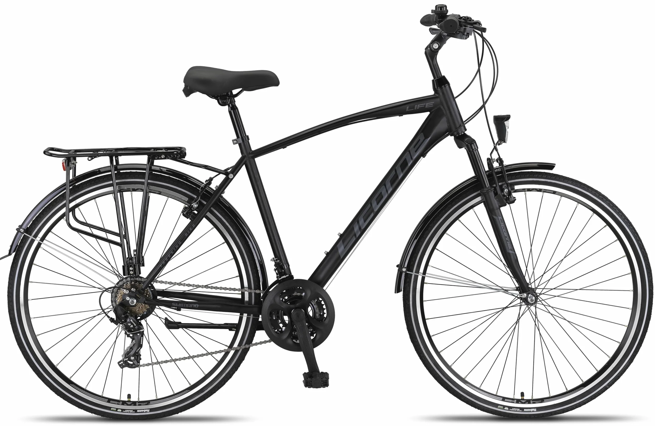 Licorne Bike Life M-V Vélo de randonnée 28'' 21 vitesses Dérailleur Shimano