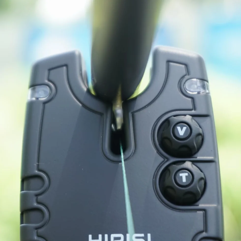 Hirisi Tackle Alarmes pour pêche à la carpe avec récepteur et balançoires dans un étui de protection