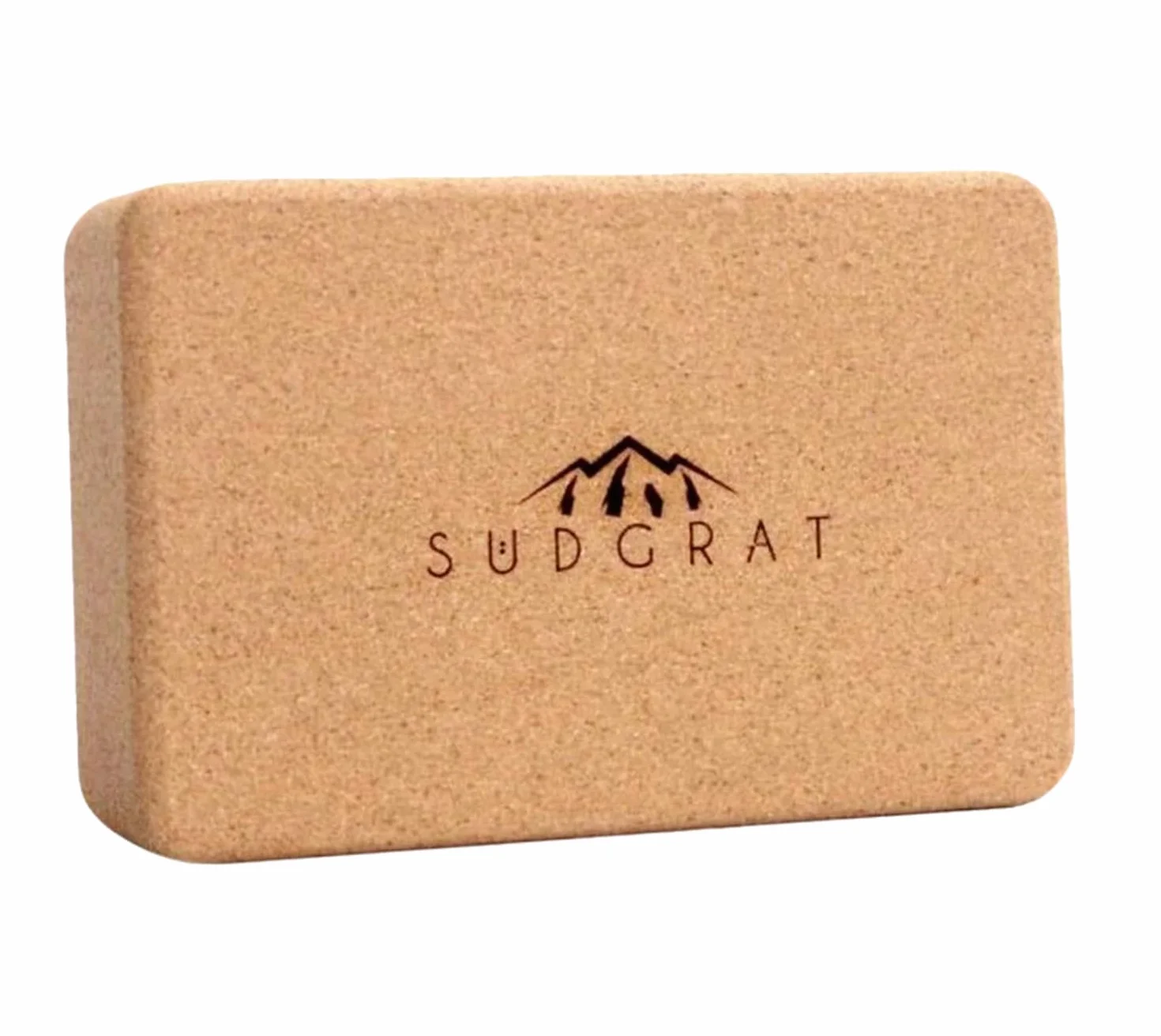 Bloc de Yoga Südgrat en Liège 100% Naturel 22,5x14,5x7cm Beige