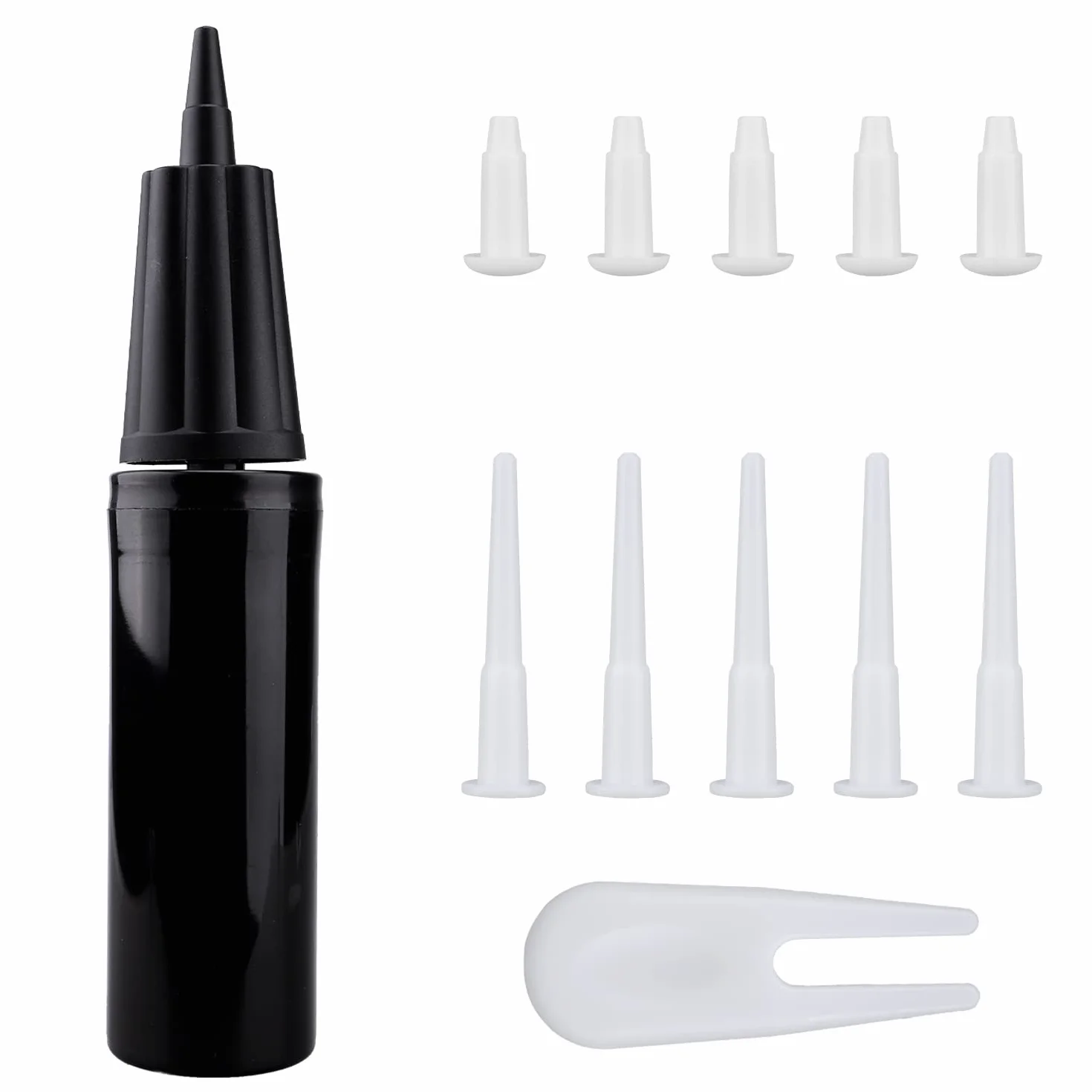LUTER Kit de Pompe à Ballon Fitness, Pompe Manuelle avec Extracteur de Bouchon et Bouchons (12 Pièces)